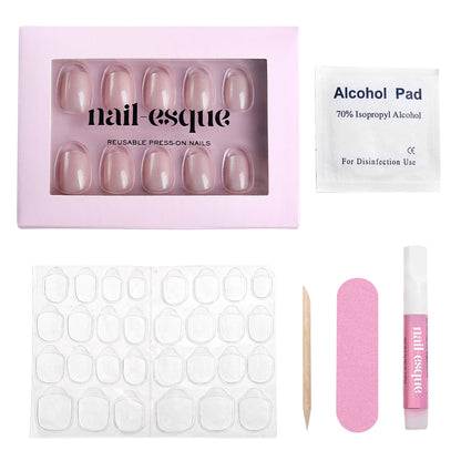 Rose Quartz (squoval)